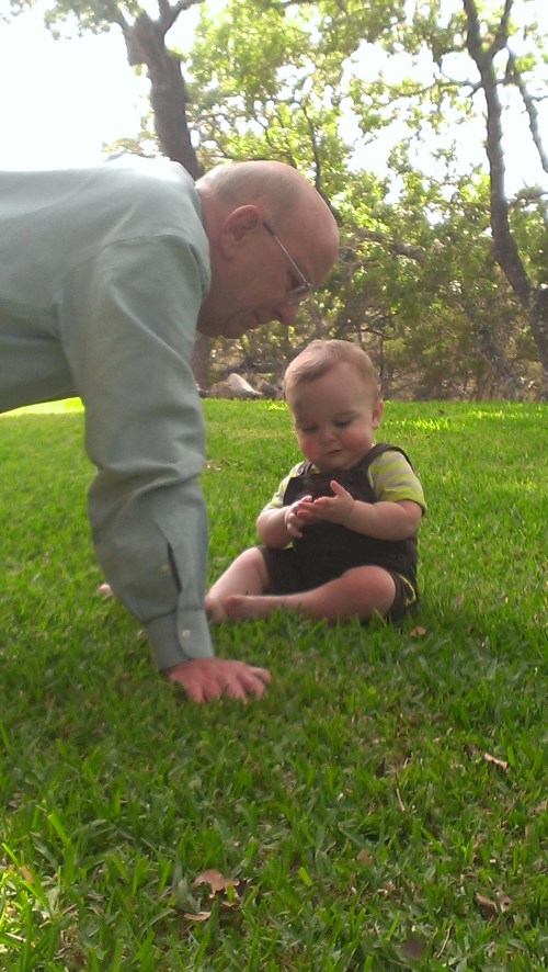 You see, Pa, I have this stick. I want to eat it. Thoughts?